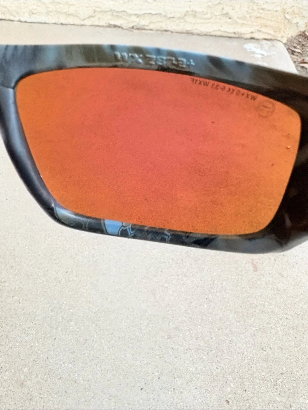 WILEY X OMEGA Polarized Mirror Lens Wrap Around Sunglasses WX Z87-2+